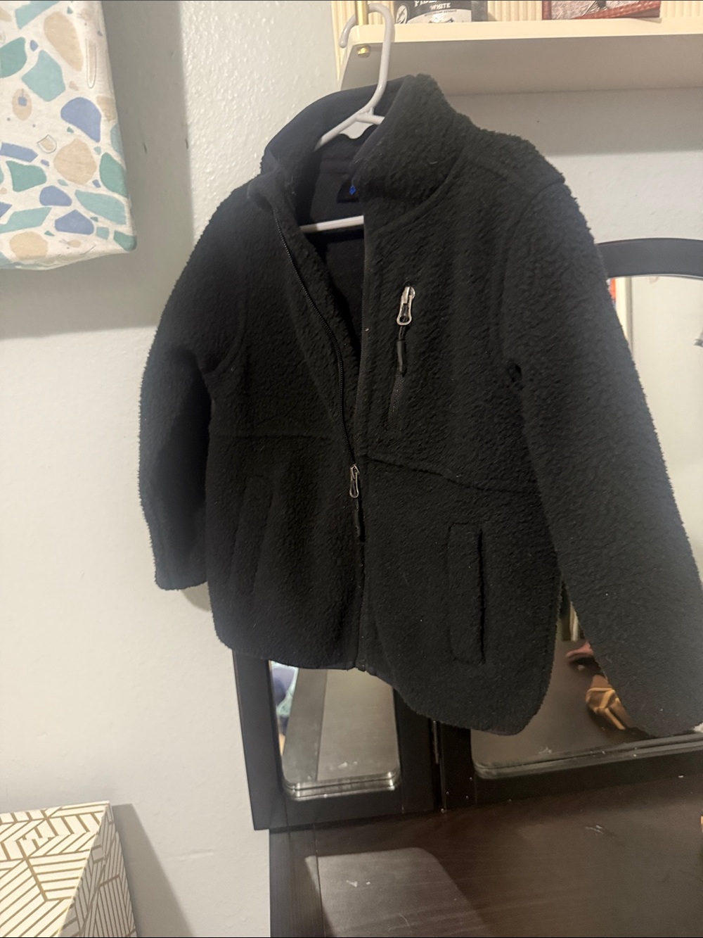 Free Country Black Kids Sherpa Puffer Jacket